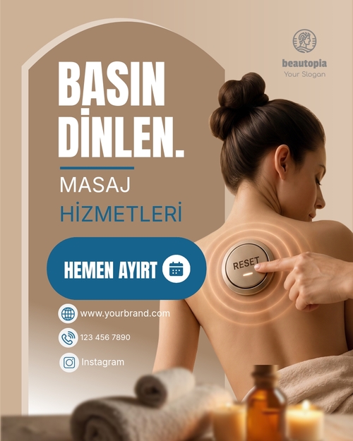 Kişisel antrenör Instagram gönderi şablonu