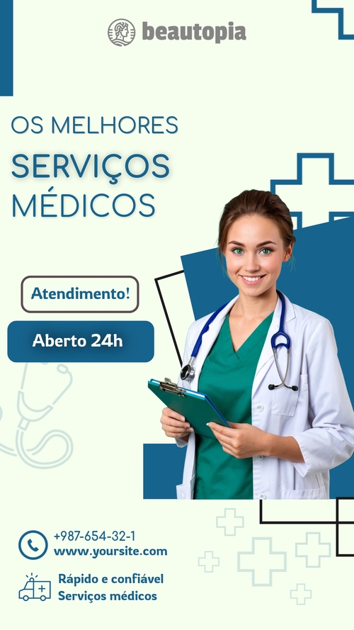 Modelo de story do Instagram Optometria
