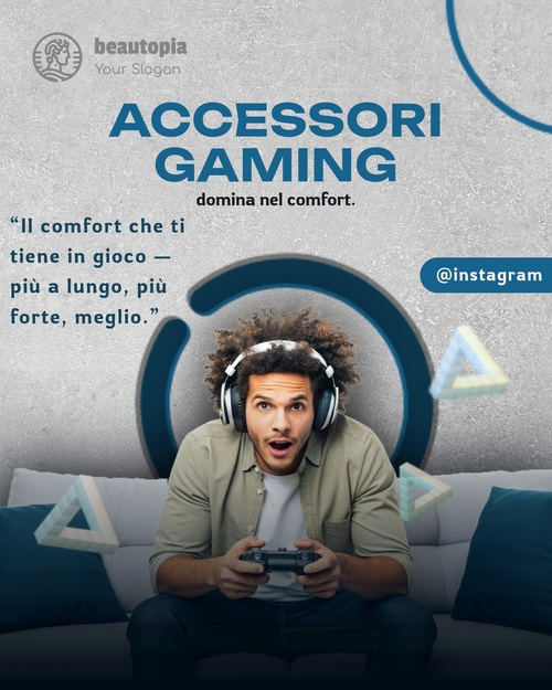 Modello di post Instagram Palestra e Fitness