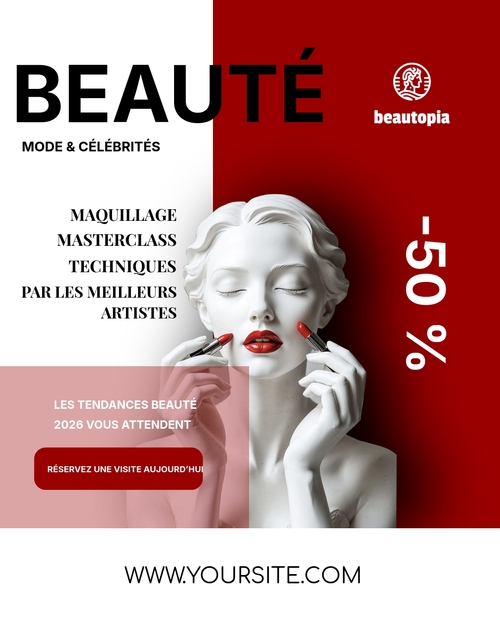 Modèle de publication Instagram Salon de coiffure