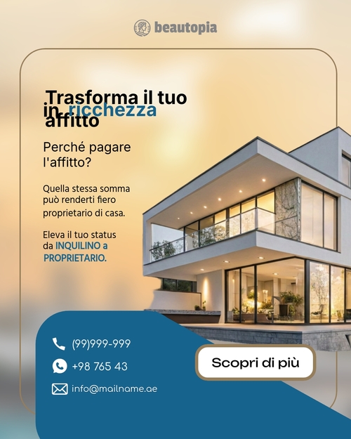 Modello di post Instagram Agente immobiliare