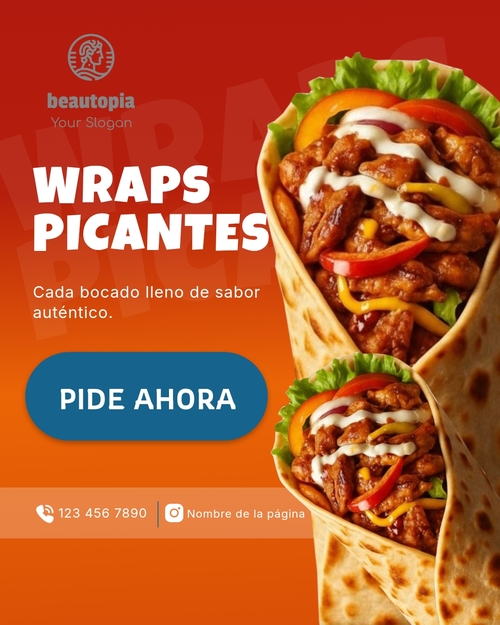 Plantilla de publicación de Instagram Restaurante