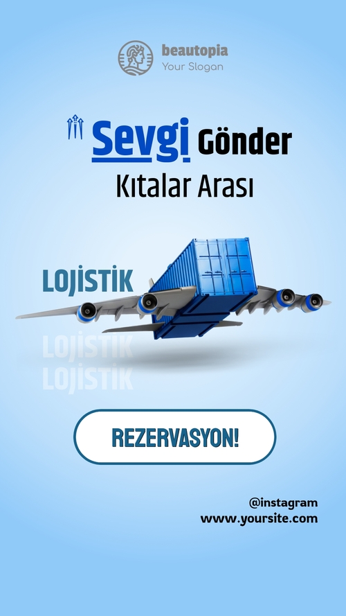 Evcil Hayvan Pansiyonu Instagram hikaye şablonu