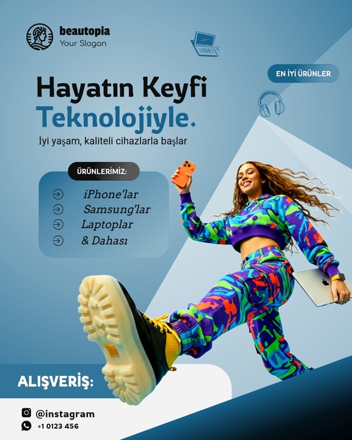 Ürün Lansmanı Instagram gönderi şablonu