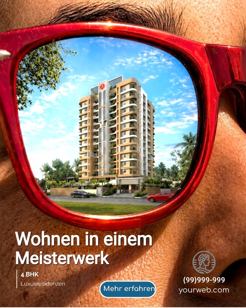 Instagram-Beitragsvorlage Immobilienmakler