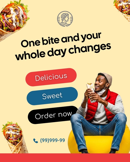 Cafe Instagram post template
