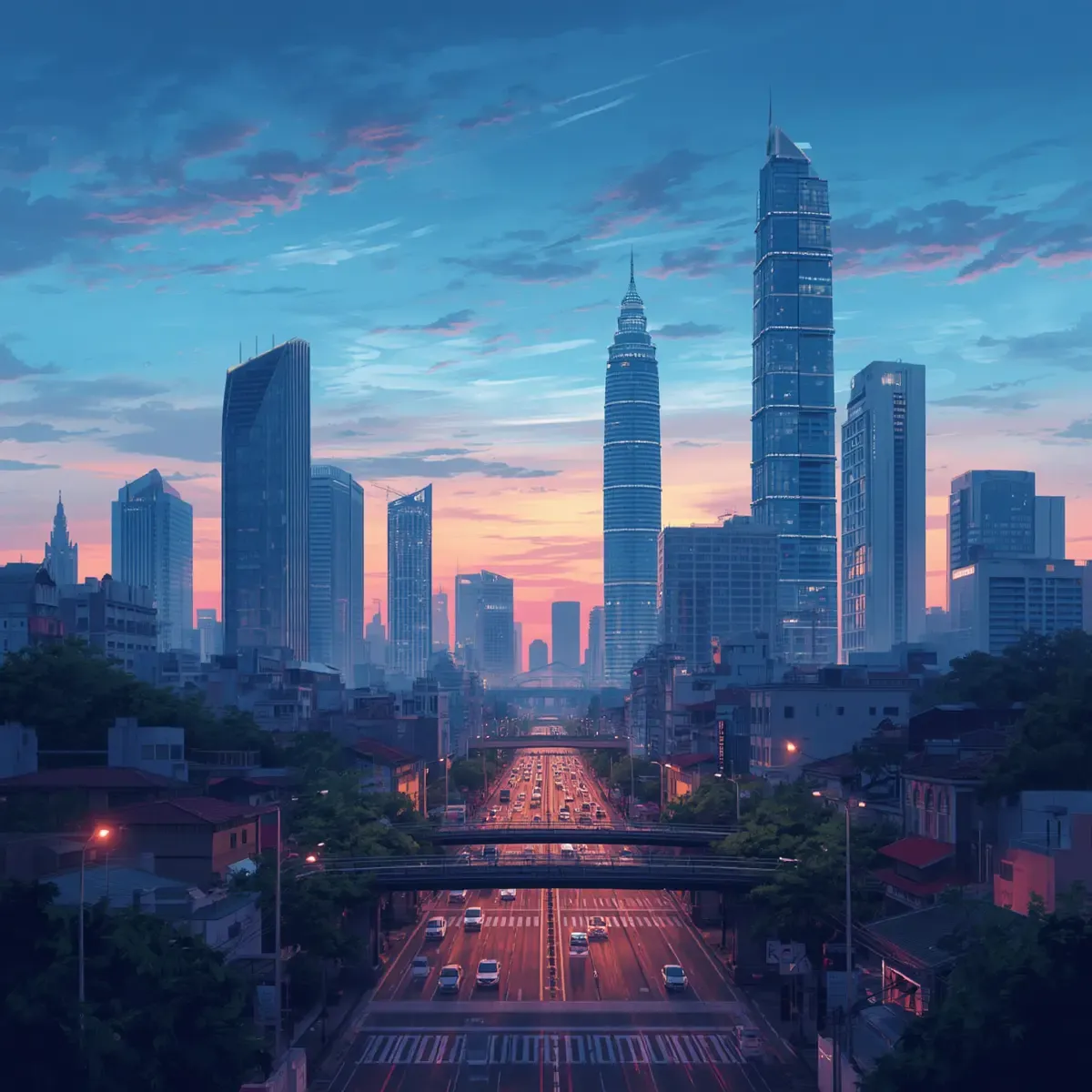 Jakarta urban view