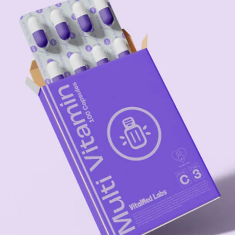 Health & wellness logo applied to branded materials