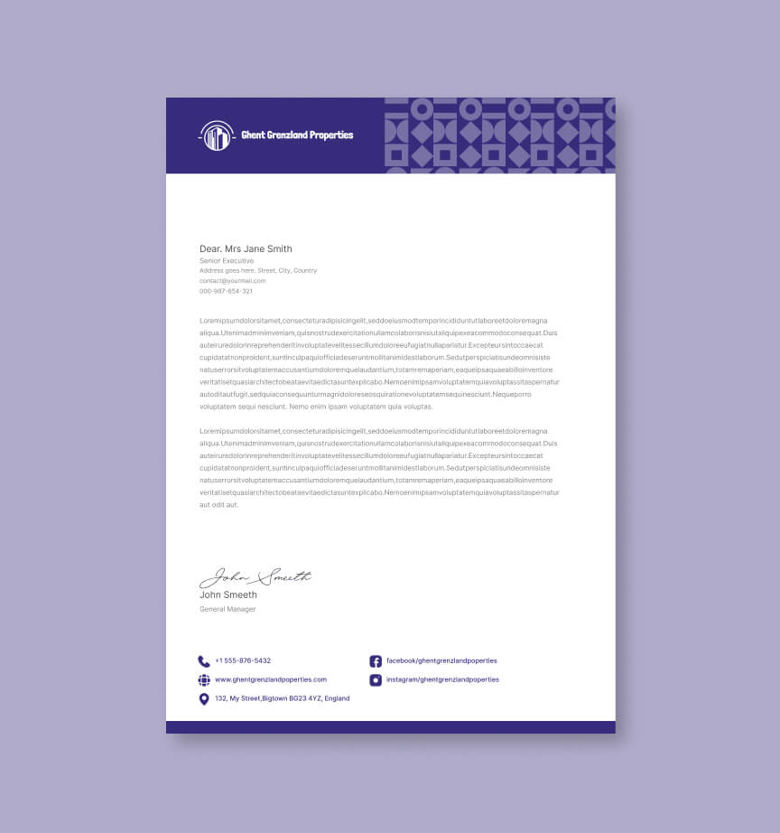 Zoviz Letterhead Maker Create A Custom Letterhead Online Zoviz Letterhead Maker Create A Custom Letterhead Online