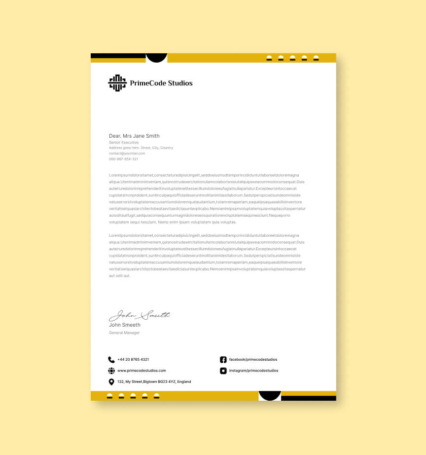Zoviz Letterhead Maker Create A Custom Letterhead Online Zoviz Letterhead Maker Create A Custom Letterhead Online