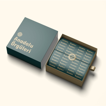 Fashion branding kit with promotional material examples