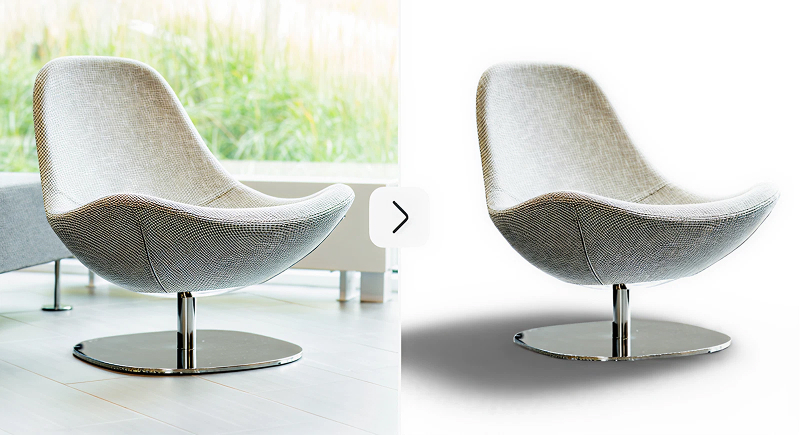 Product Photography before and after example