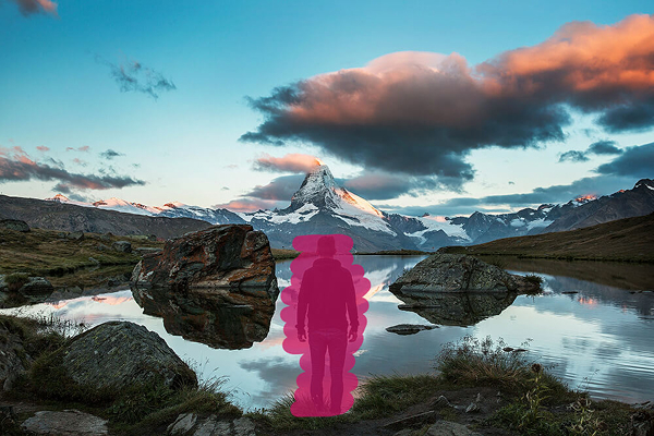 Remove person from landscape photo ai tool before
