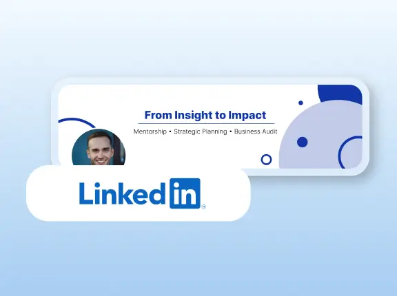 전문 네트워킹을 위한 LinkedIn 커버 디자인 템플릿