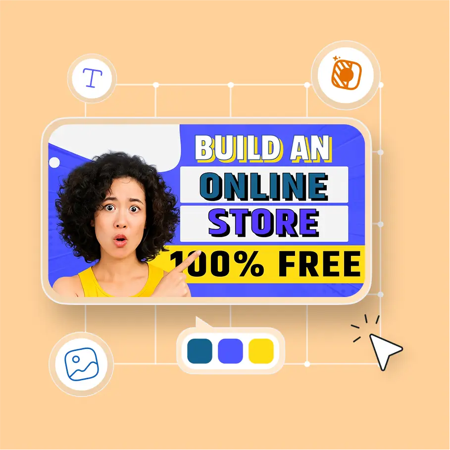 Make custom thumbnails for youtube video online using Zoviz