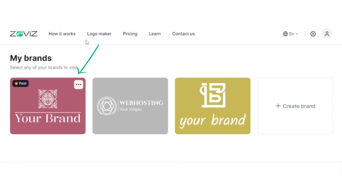 select brand for logo addition to email