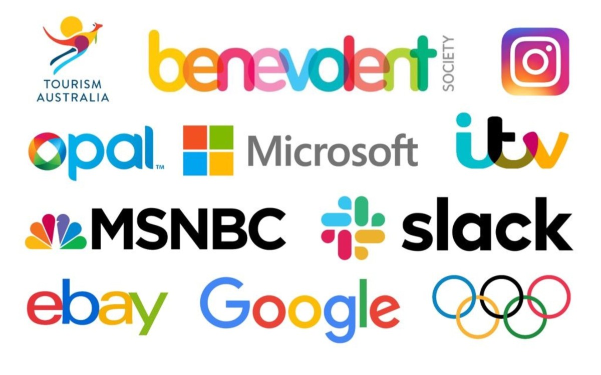 multicolor logos