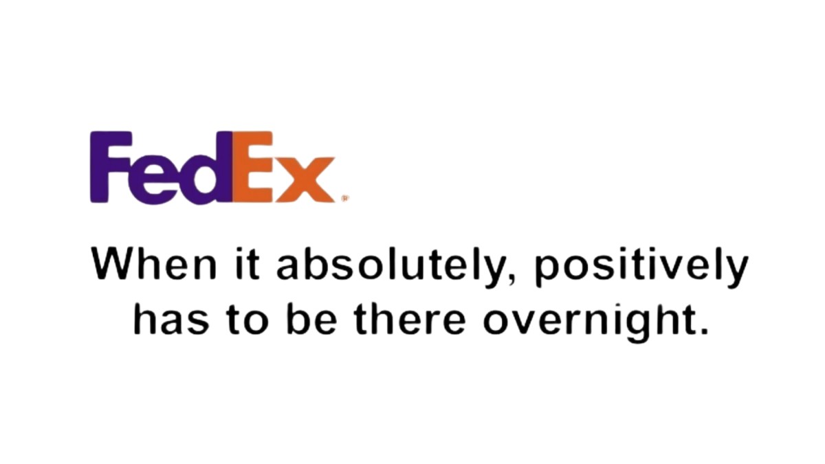 Fedex Tagline