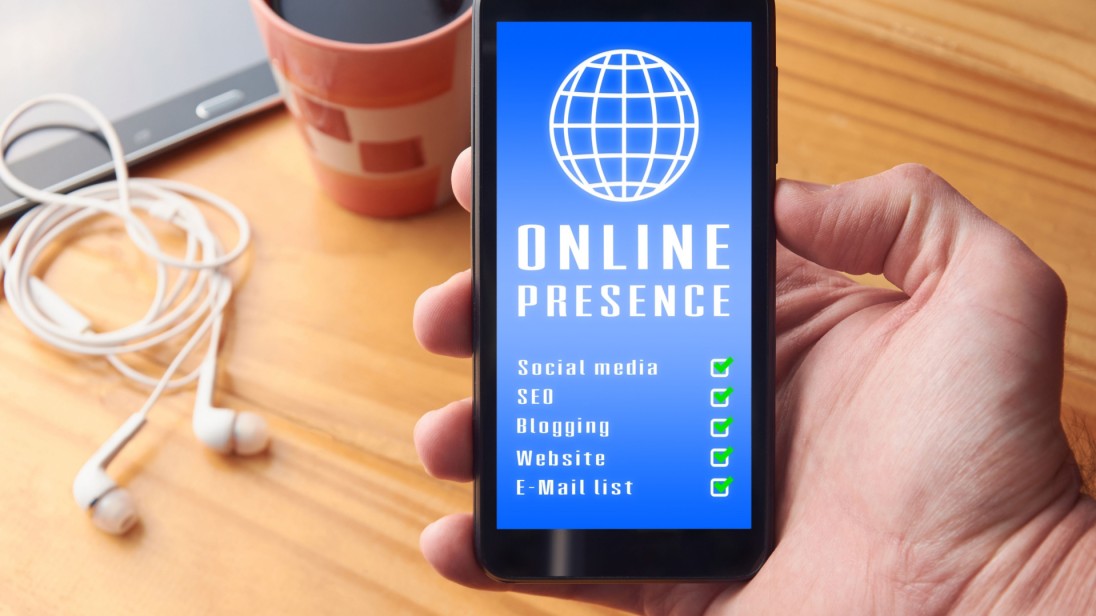 Online presence on social media