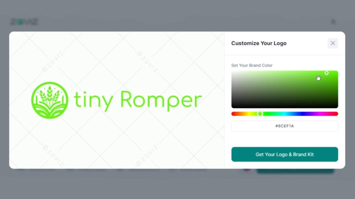 How To Change The Color Of A Logo With Zoviz Logo Maker Zoviz Blog